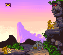 Lion King, The (USA) In game screenshot